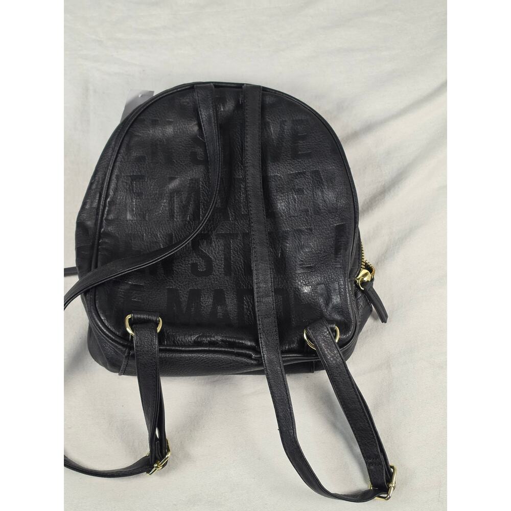 Steve Madden Womens Small Backpack Purse Monogram - Picture 8 of 10